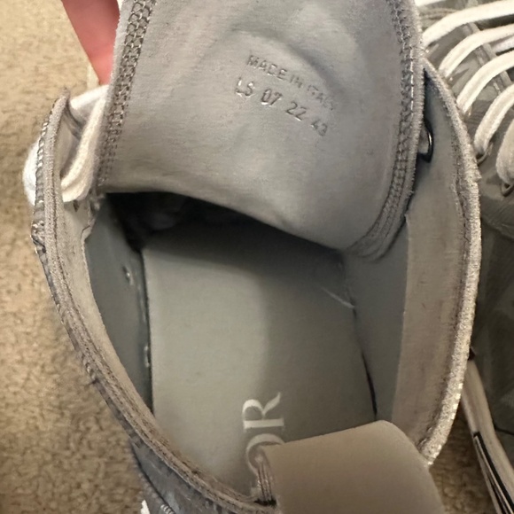 DIOR Men's B23 High-Top Sneakers CD Diamond Coated Canvas - Picture 5 of 9